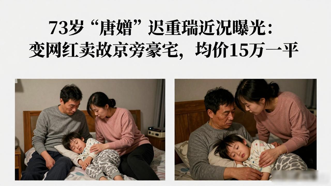 73岁“唐僧”迟重瑞近况曝光：变网红卖故宫旁豪宅，均价15万一平