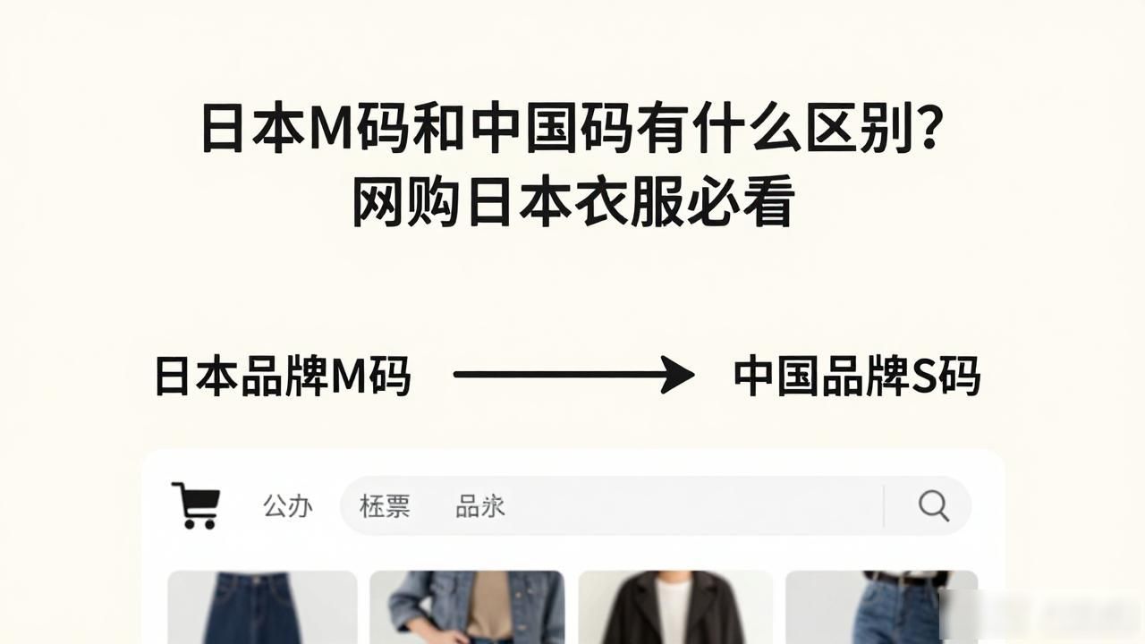 日本m码和中国码有什么区别？网购日本衣服必看