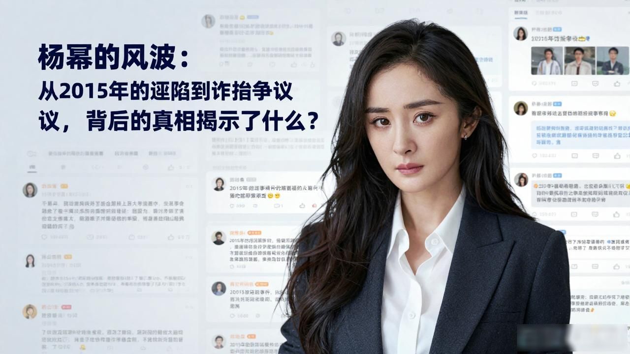 杨幂的风波：从2015年的诬陷到诈捐争议，背后的真相揭示了什么？